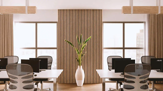 Acoustics for Open-Plan Offices: How Wood Slat Acoustic Panels Are Revolutionizing the Workspace - Rosen Stadts