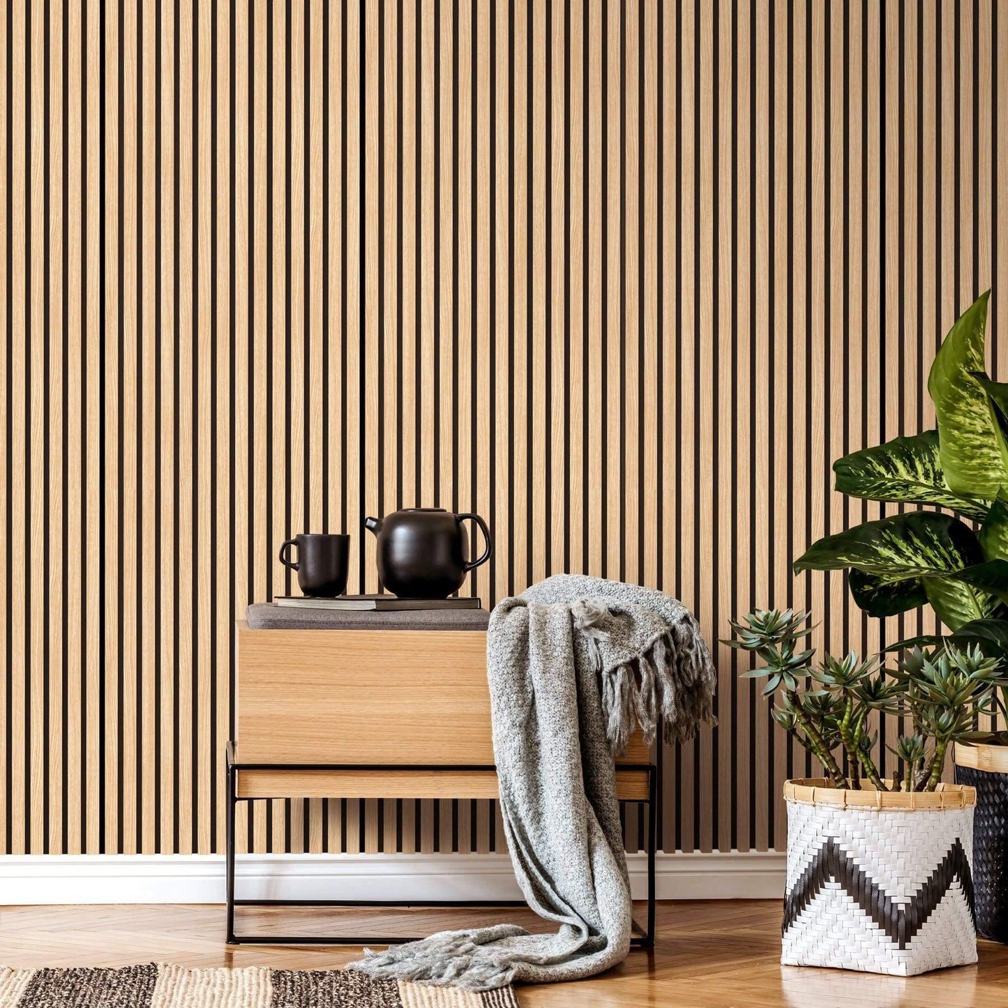 OAK Acoustic Slat Wall Panel - Rosen Stadts
