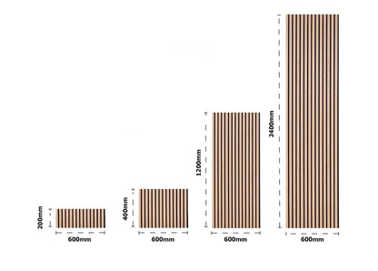 OAK Acoustic Slat Wall Panel - Rosen Stadts