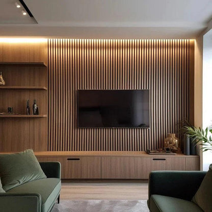 OAK Acoustic Slat Wall Panel - Rosen Stadts
